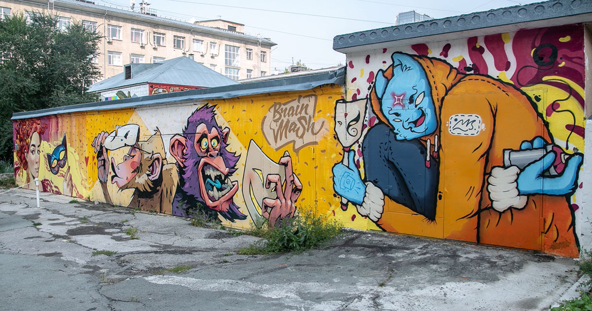 Граффити Новосибирск Агро
